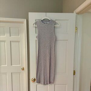 Cupcakes & Cashmere Gray Midi Maternity Dress